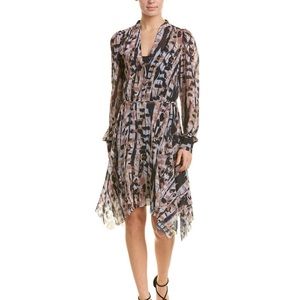 Reiss Maine Printed A-Line Dress